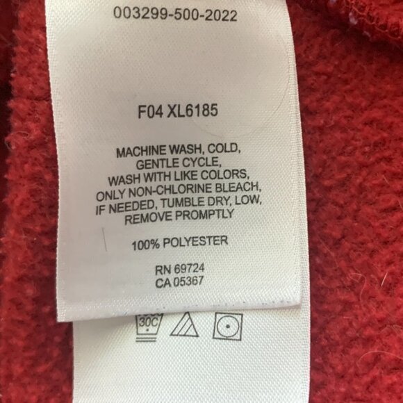 Columbia Sportswear Fleece Full Zip Jacket Women's M Red #64A - Picture 7 of 7